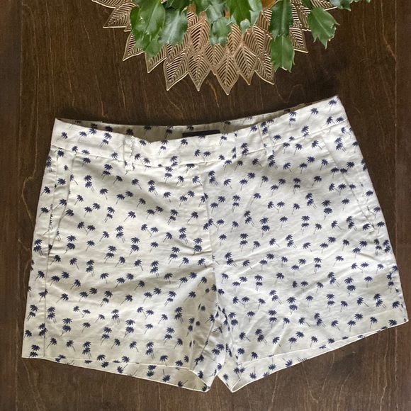 Ann Taylor Palm Trees Devin City Shorts sz 6 - Picture 4 of 10